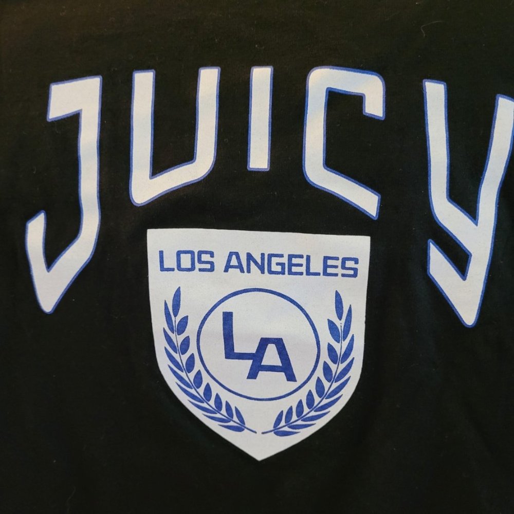 Girls JUICY COUTURE LA Crest Logo T-Shirt  8 & 10